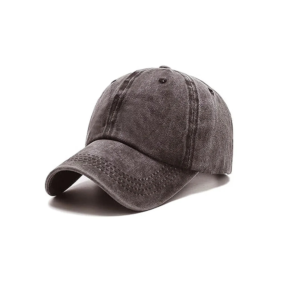 Quick-dry unisex washable soft-brimmed hat adult baseball cap trucker hat driver cap 100% cotton sun hat Oasis Select r ONE SIZE