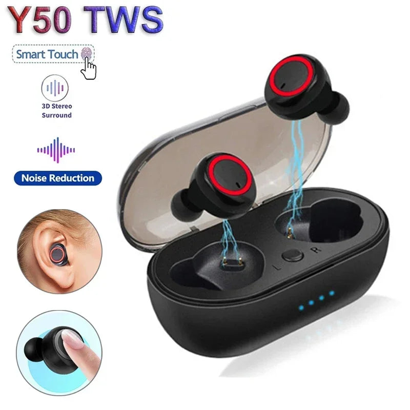 TWS Wireless Headphone V5.0 Earphone Bluetooth headphones Sport Stereo Waterproof Earbuds Headsets With Mic For Smartphones Oasis Select