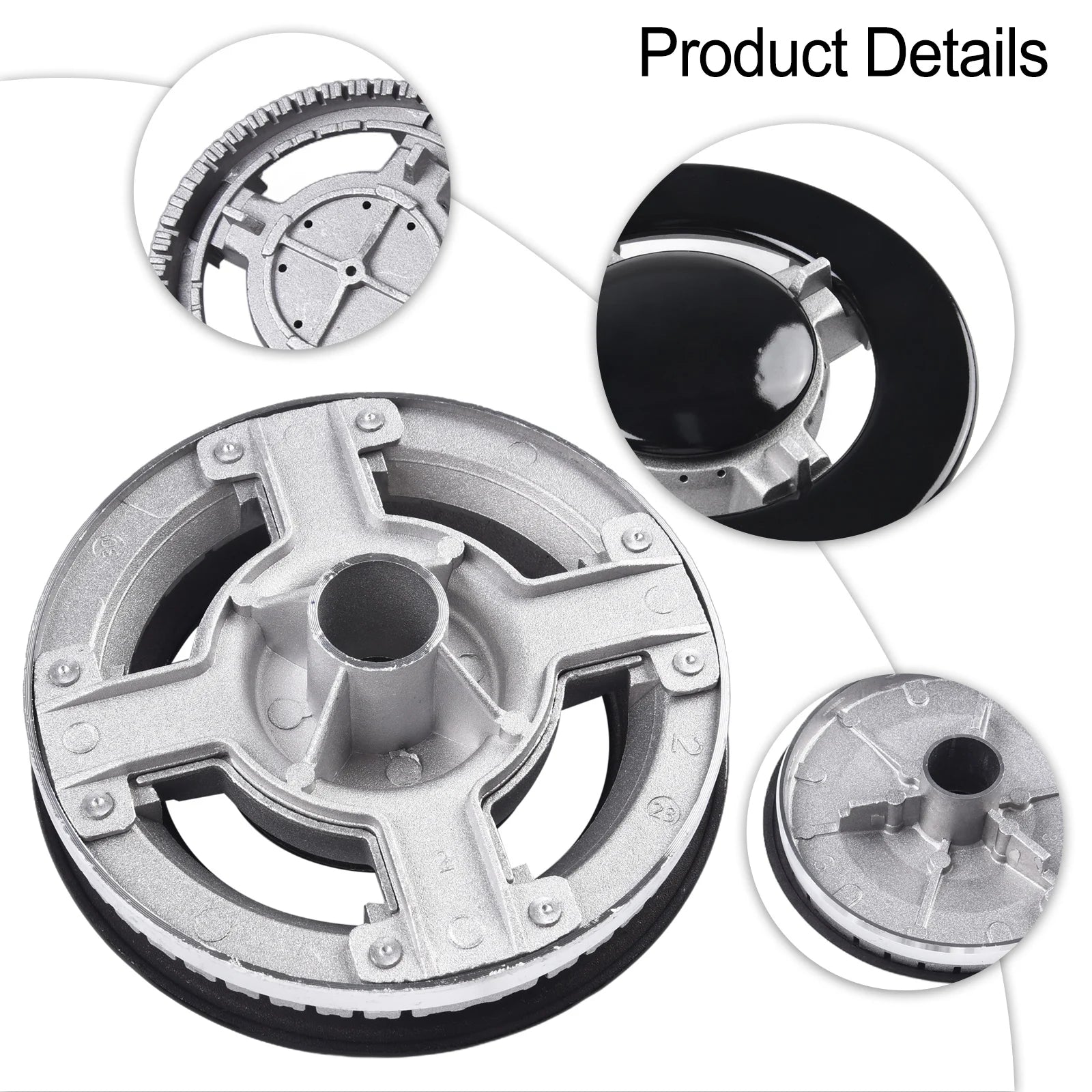 Cooker Hat Set Oven Gas Hob Burner Crown Flame Cap For Kitchen For SABAF Stove Handles Lid Kit For Gas Stove Burners Oasis Select