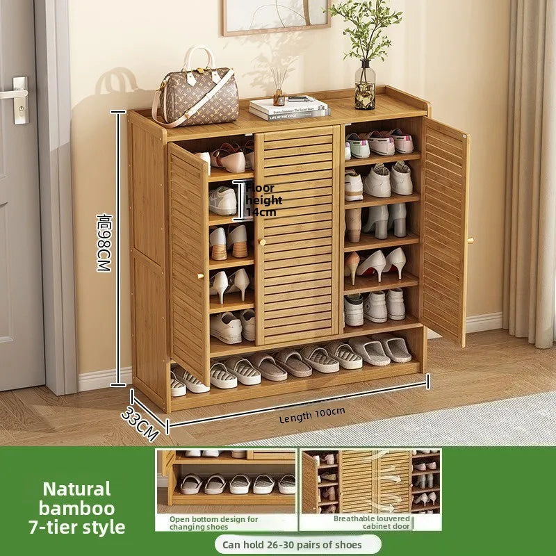 Multifunctional shoe cabinet, large capacity at home door with drawers, multi-layer dust-proof shoe rack Oasis Select 3-102-7-98