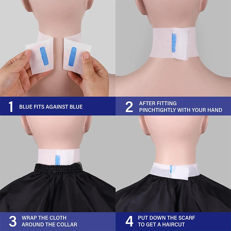 1/5Pcs/Set Multipurpose Neck paper Professional Salon Hairdressing Tool Hair Cutting Accessory Stretchy Stretchable Neck Paper Oasis Select