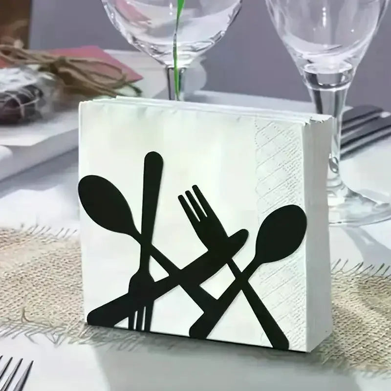 Lotus Flower Metal Napkin Holder | Elegant Dining Accessory