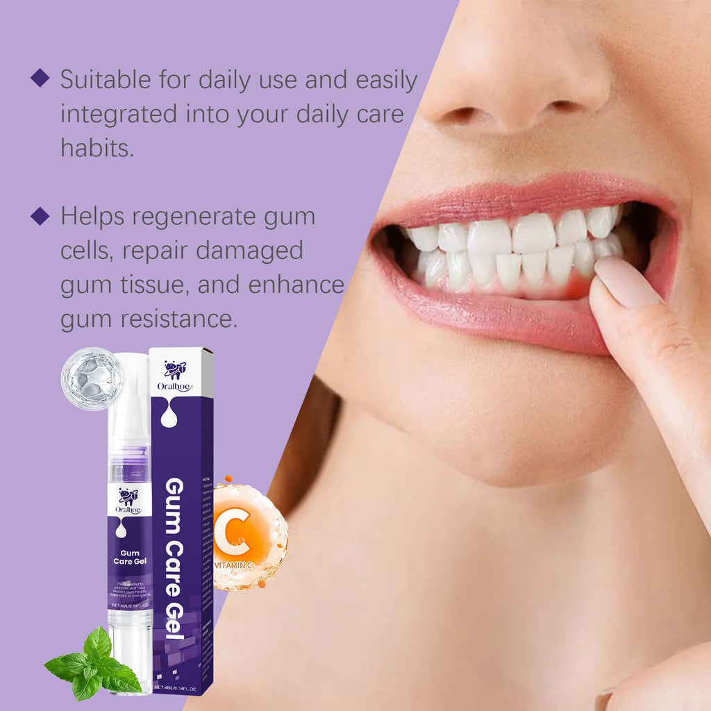 Purple Gum Care Gel – Stain Removal & Bright Teeth Daily Gel Dental Care Gel Oasis Select