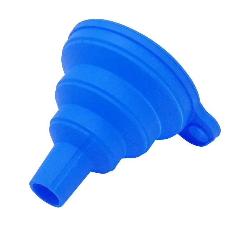 1/2pcs Engine Funnel Car Universal Silicone Liquid Funnel Detergent Replacement Portable Car Engine Gasoline Replacement Funnel Oasis Select