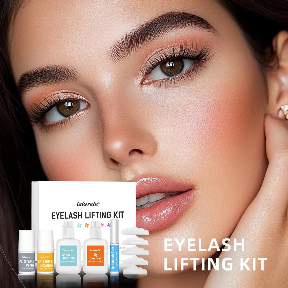 Lakerain Eyelash Lifting Kit Semi-Permanent Lash Liting & Perming Makeup Tools Combo Long-Lasting Eyelashes Styles Cosmetic Oasis Select