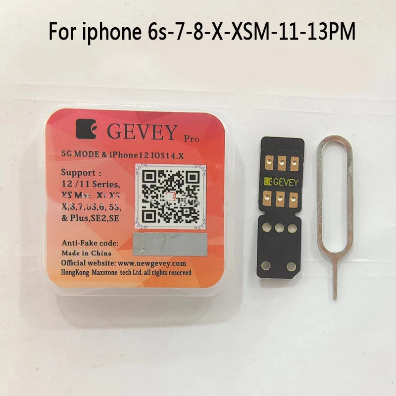 MKSD SIM Unlock Card Sticker for iPhone 6 to 13 Pro Max