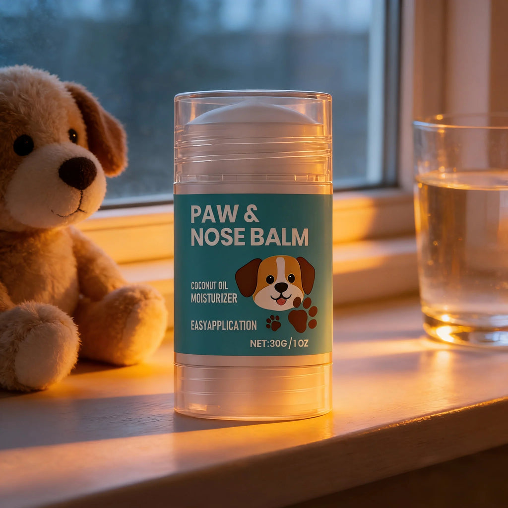 Paw Nose Balm Pet Nose Protector Coconut Oil Moisturizing Cream for Paw and Nose Crack Feet Repair Dog Winter Care Supplies 30g Oasis Select