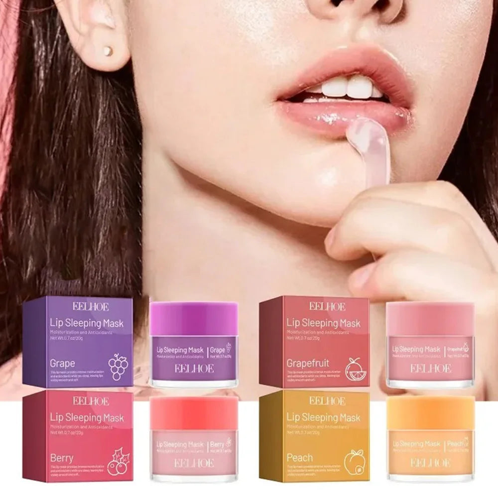 Reduce Lip Wrinkle Line DayNight Repair Lip Balm for Dry Chapped Cracked Dry Lips Moisturizing Hydrating Lip Mask for Women Men Oasis Select