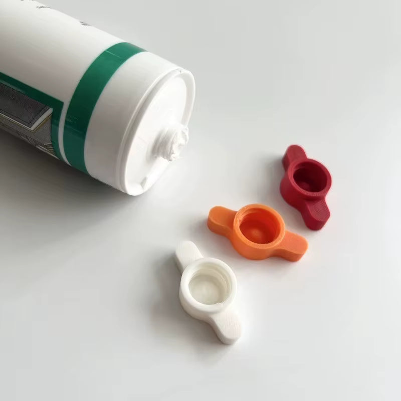 Flexible Gear-type Silicone Sealant Cap, Made Of Plastic, Prevents Adhesive Hardening And Is Suitable For Silicone Repair Oasis Select