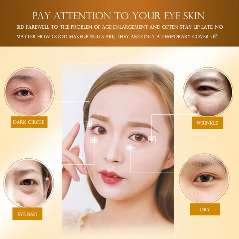 BIOAOUA 50 Pairs Gold Collagen Eye Patches – Dark Circles & Bags Collagen Eye Mask Oasis Select