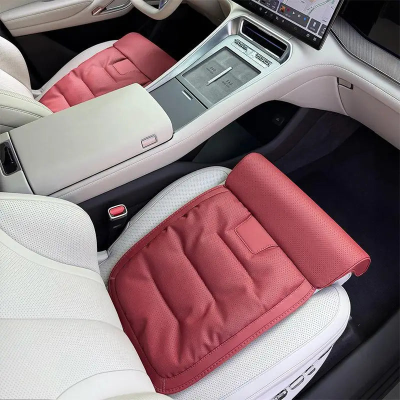 Car Seat Cushion With Leg Support Universal Car Seat Protection Cover With Extension Leg Rest Padding Relieve Fatigue Oasis Select