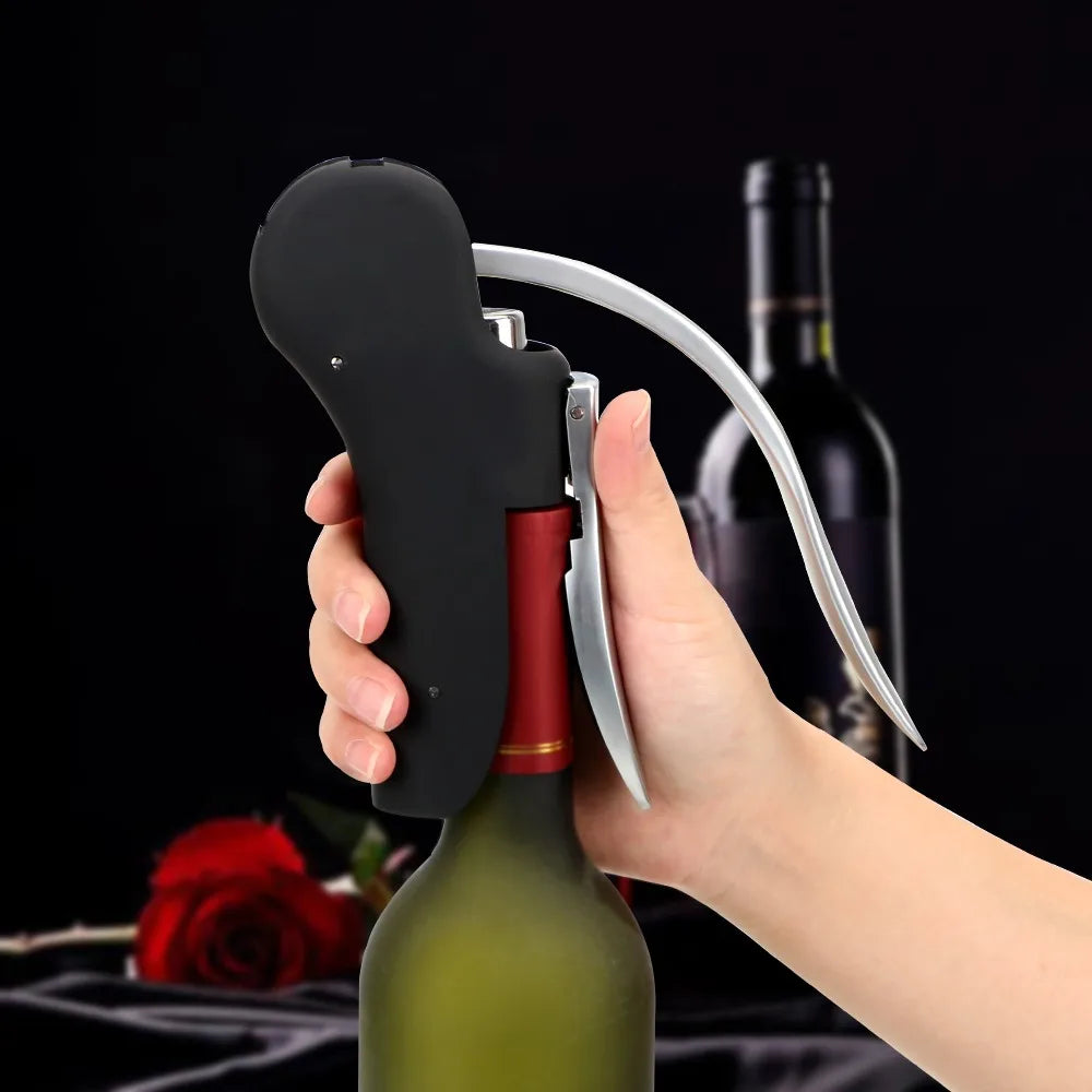 Convenient Bottle Openers Wine Tool Set Foil Cutter Bar Lever Corkscrew Cork Drill Lifter Kit Kitchen Accessories Oasis Select