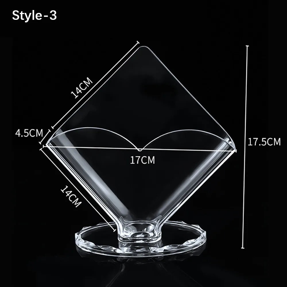 Fashion Transparent Acrylic Napkin Holder Sturdy Desktop Upright Tissue Box Vertical Paper Towel Box Restaurant Napkin Box Oasis Select 3