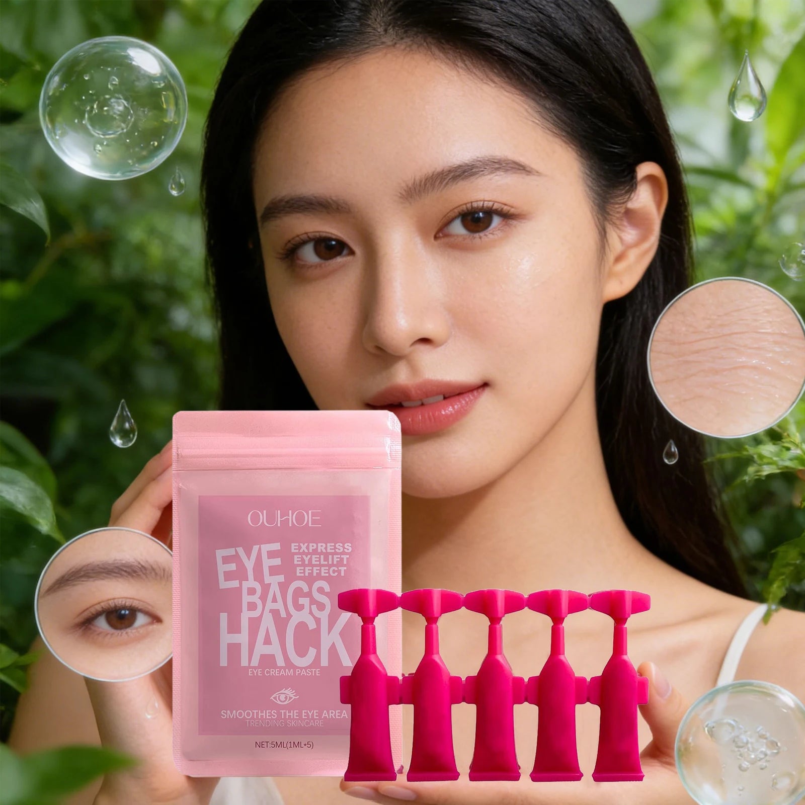 Firming Eye Cream Lightens Fine Lines Dark Circles Anti Puffiness Reduce Eye Bags Lifting Nourishing Eye Care Cream Stick 5ml Oasis Select