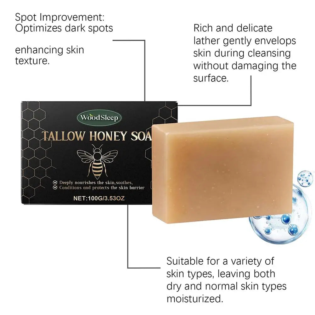 Beef Tallow Soap Bar,Natural Grass Fed Tallow Soap,Moisturizing Face Body Wash For Dry, Itchy, Sensitive Skin CareBath Soap Oasis Select