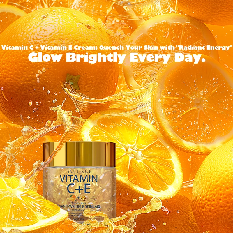 YUITIKUE Vitamin C E Skincare Cream Dual-Effect Synergy Illuminate Youthful Radiance Daily Moisturizing Oasis Select