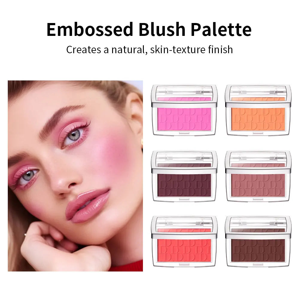 Blush Matte Natural Cheek Tint Brighten Face Waterproof Face Contouring Cosmetics Blush Powder Soft Female Makeup For Cheeks Oasis Select
