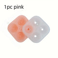 1pc Rose Shape Ice Cube Mold 4 Grids, Multifunctional Tray for Chocolate Jelly Candy Ice, DIY Party Supplies for Kitchen Bakery Oasis Select pink