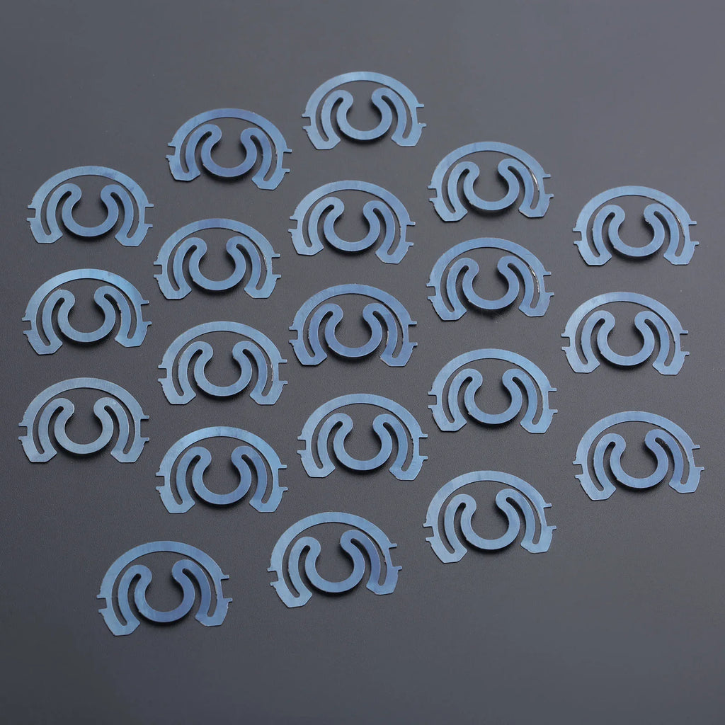 20Pcs 22*16mm Bobbin Case Spring For JUKI SINGER CONSEW BROTHER Single Needle Straight Stitch Sewing Machin Metal Durable Oasis Select