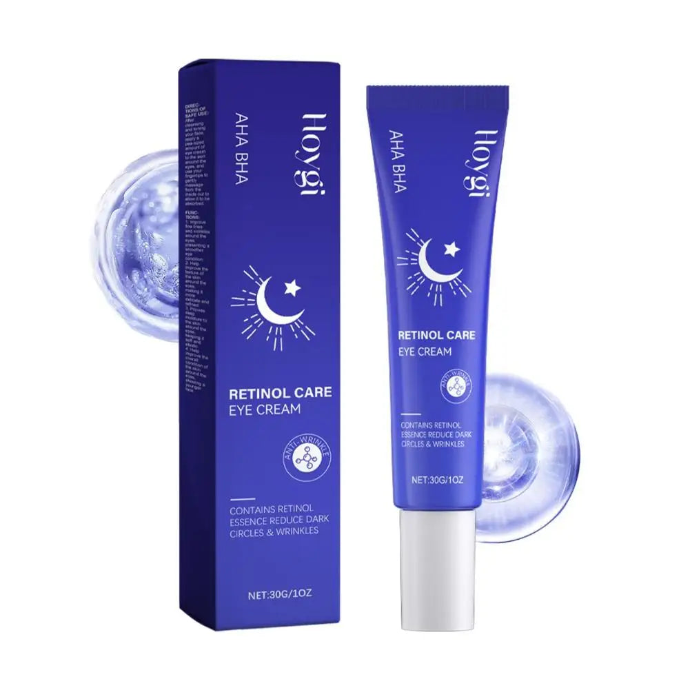 30g Hoygi Retinol Care Eye Cream with AHA BHA -Reduces Dark Circles & Wrinkles Retinol Essence Eye Treatment for All Skin Types Oasis Select 30g