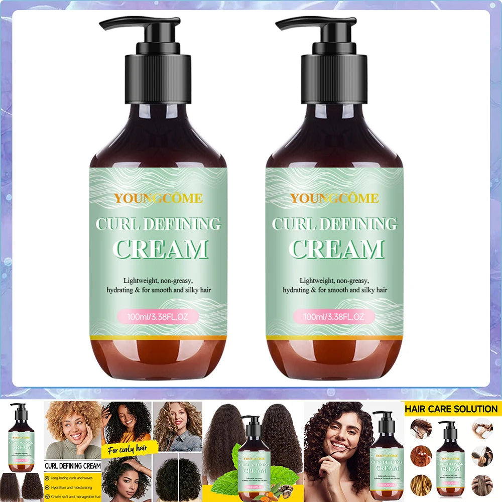 Curl Defining Cream – Anti-Frizz Moisture Lotion | 100ml