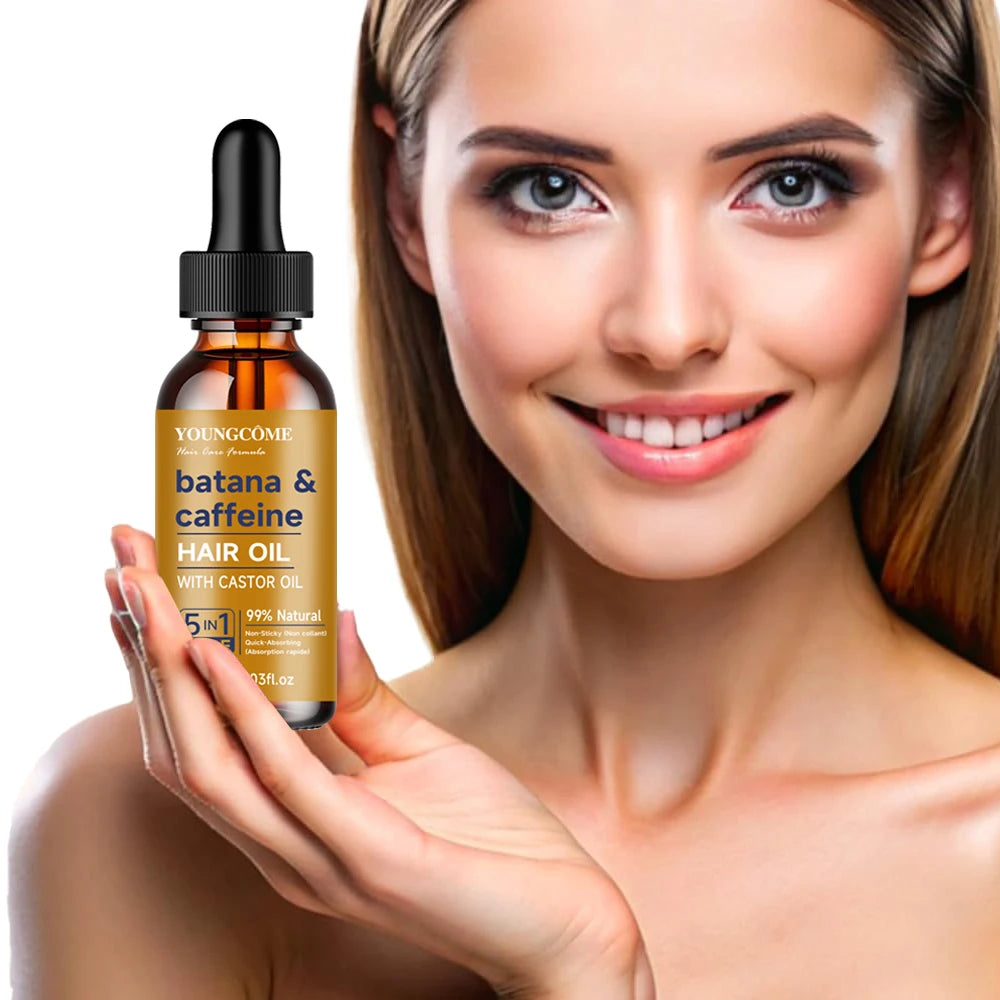Batana & Caffeine Hair Treatment Oil – Strengthen & Condition Hair Treatment Oil Oasis Select