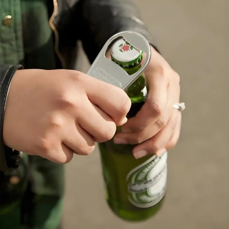 Large Zipper-Shaped Magnetic Beer Bottle Opener Refrigerator Magnet Functional Home Decorative Item Creative Oasis Select