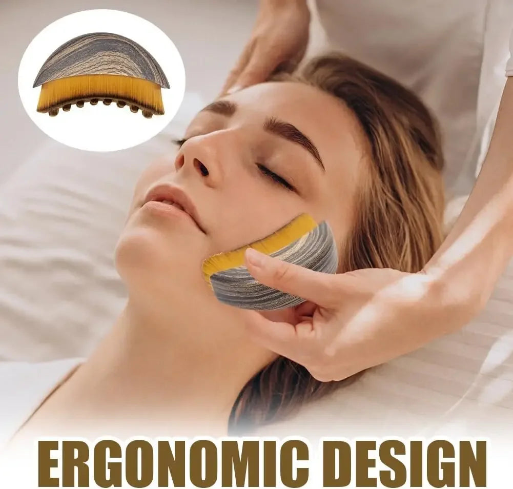 Lymphatic Contour Face Brush,Chin &Jawline Sculpting,Drainage Massager for Face,Ergonomically Designed to Fit The Skin Precisely Oasis Select
