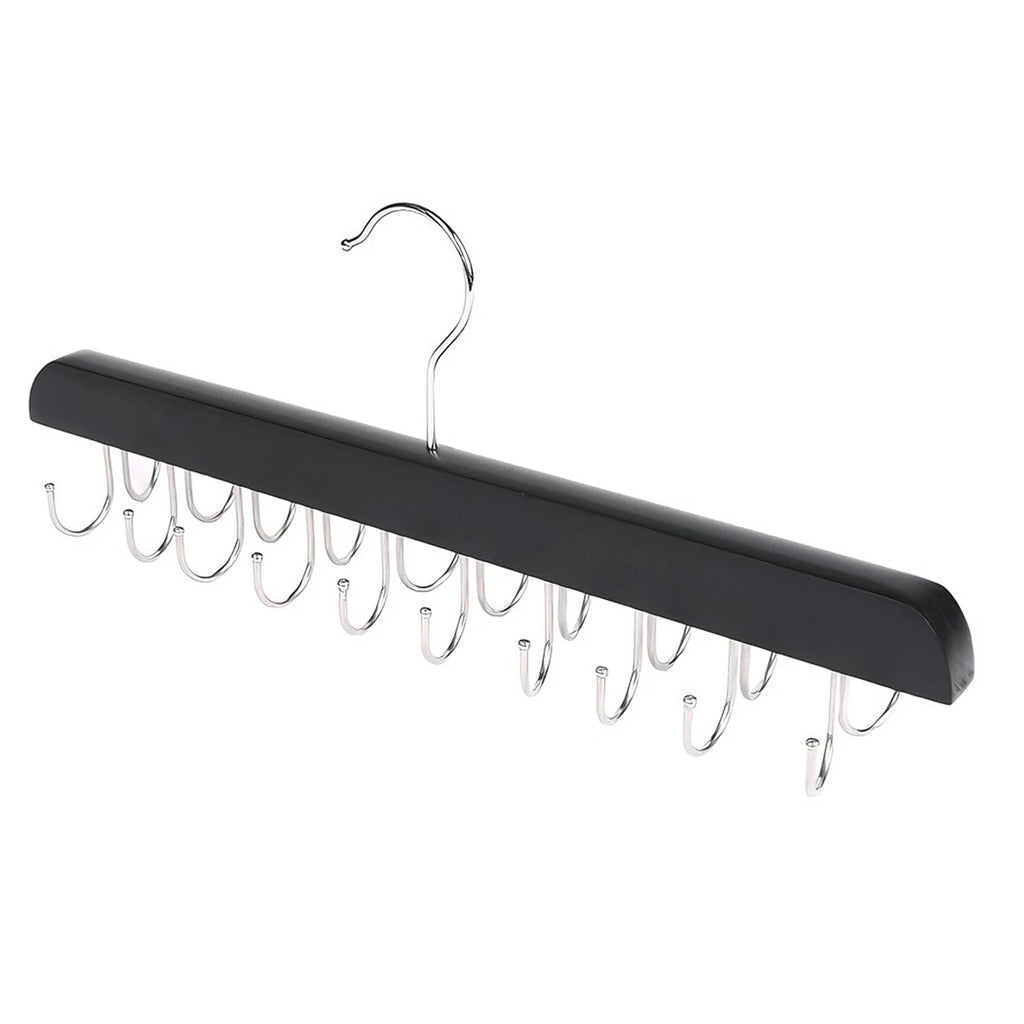 1/2pcs women's bra hanger, wooden vest organizer rack, suitable for dorms and apartments, can hang vests, hats, scarves, etc. Oasis Select 1Pcs (20 hooks)