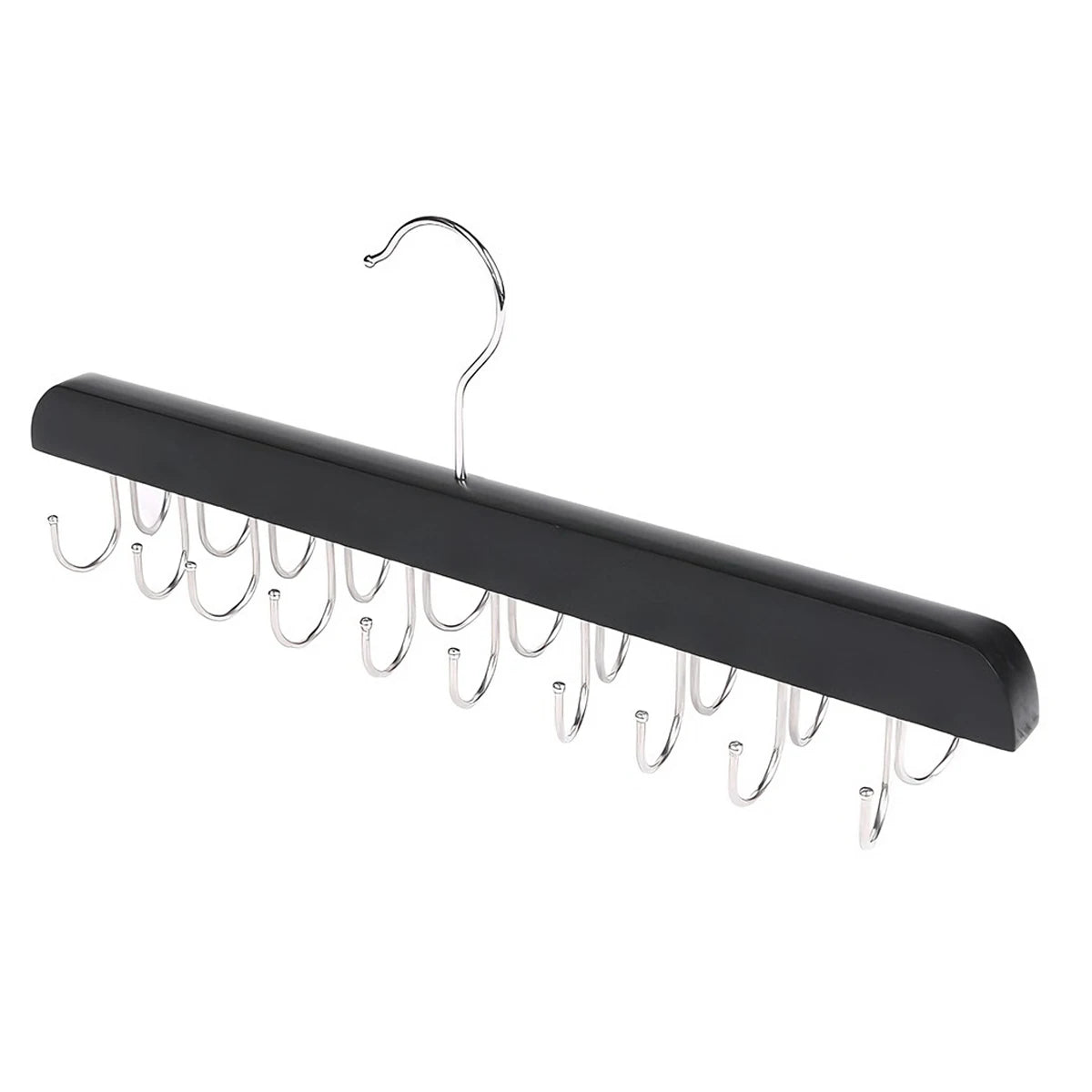 1/2pcs women's bra hanger, wooden vest organizer rack, suitable for dorms and apartments, can hang vests, hats, scarves, etc. Oasis Select 1Pcs (20 hooks)