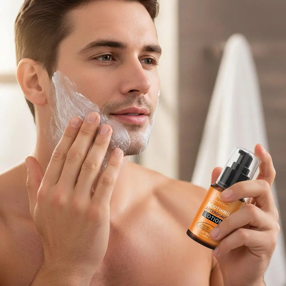 After Shave For Men Natural Deep Moisturizing Hydrate Groomed Serum Repair Dry Damaged Beard Care Refreshing Feel Men Aftershave Oasis Select