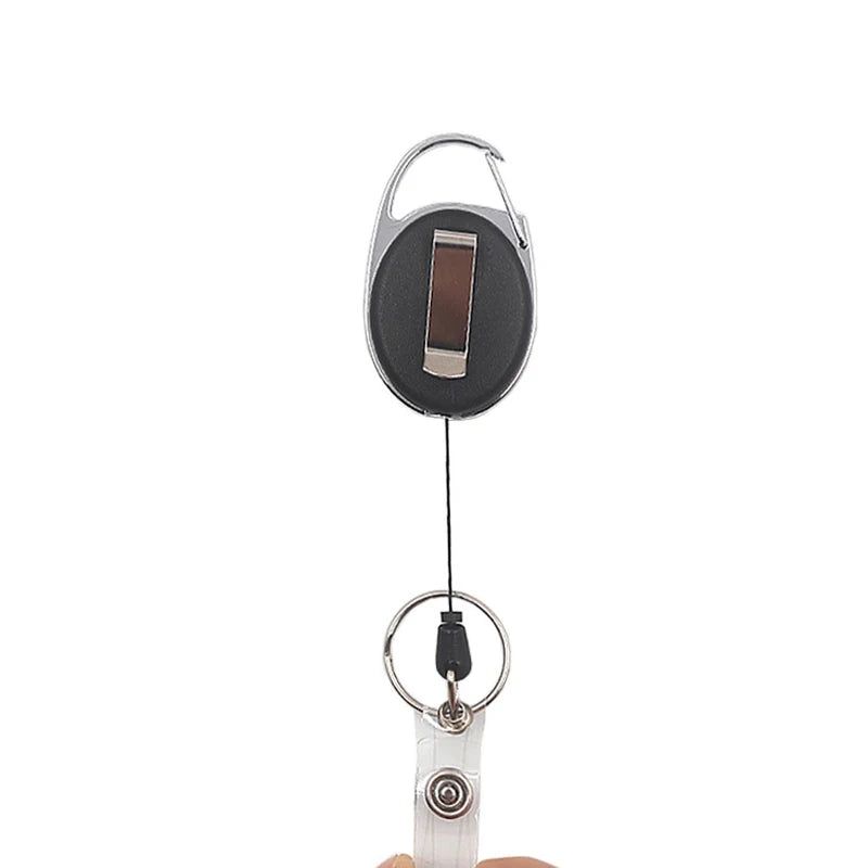 Retractable Slide Cover ID Card Holder & Badge Sleeve
