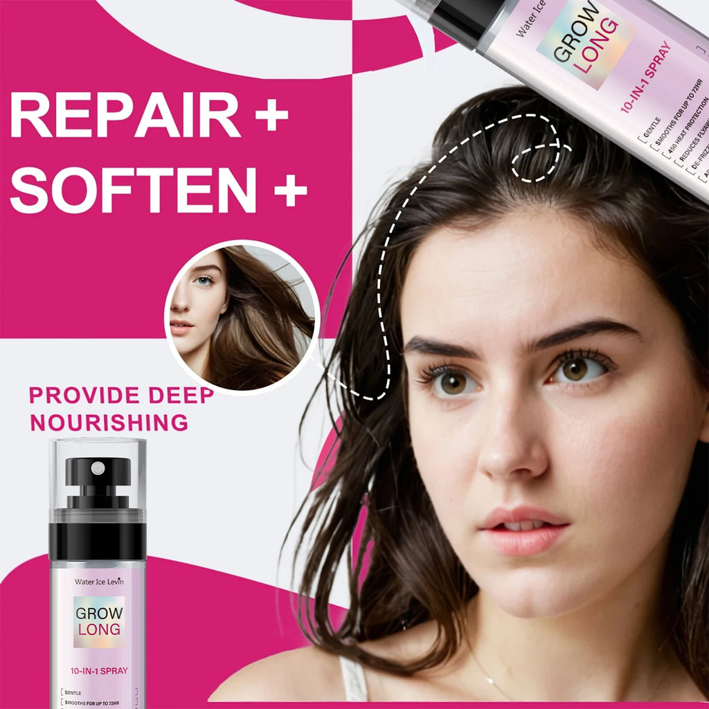 10-in-1 Leave-In Hair Spray – Caffeine, Ginseng & Vitamin E Leave-In Conditioner Spray Oasis Select