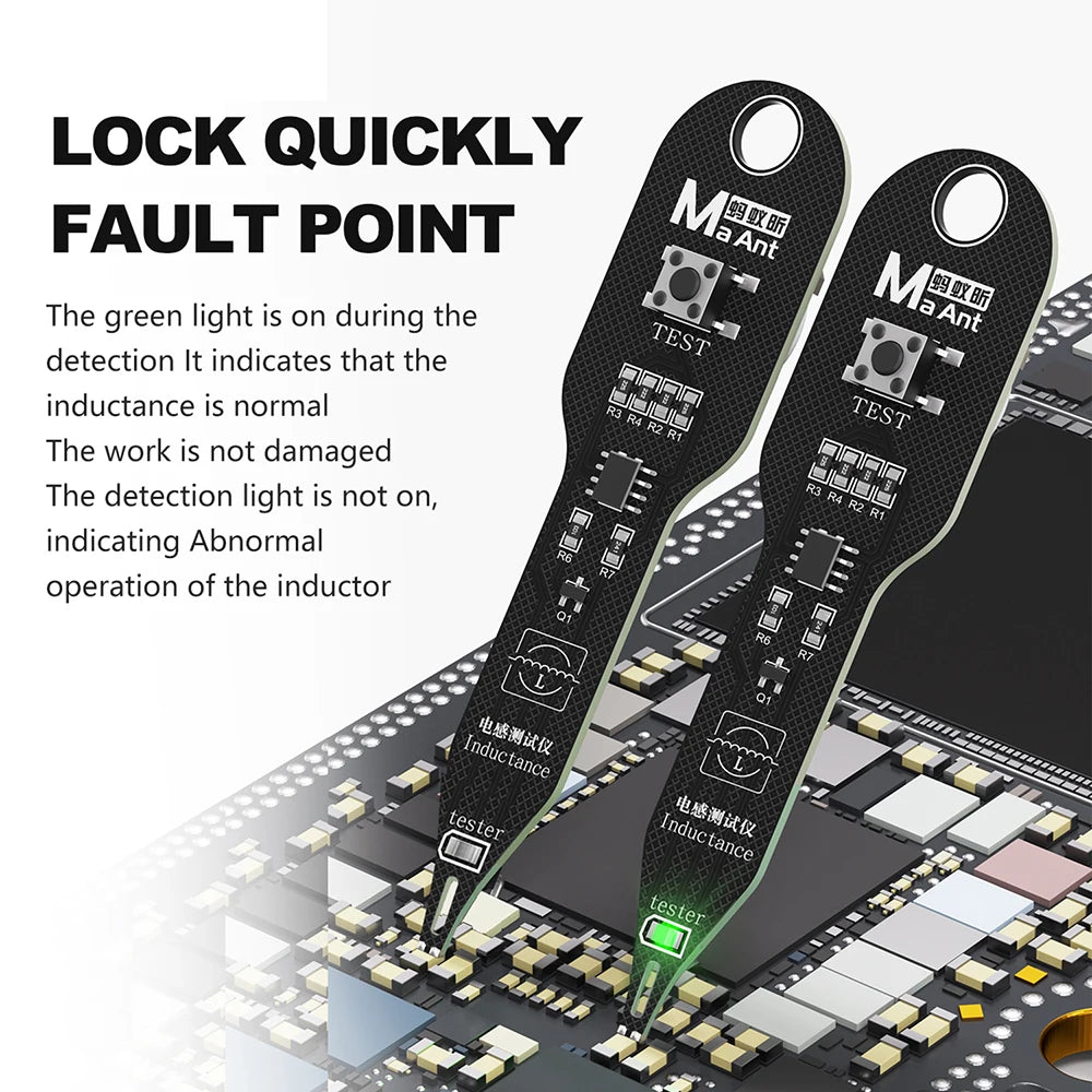 M093 Motherboard Coil Tester Inductor Detector Tool for PC Repair Electromagnetic Induction Quick Fault Check Oasis Select