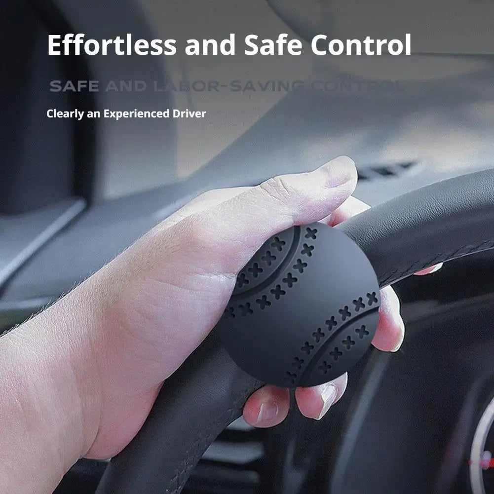 Turning Steering Wheel Booster Knob Non Slip 360° Smooth Rotation One-Hand Operation Metal Bearing Turning Helper Accessories Oasis Select