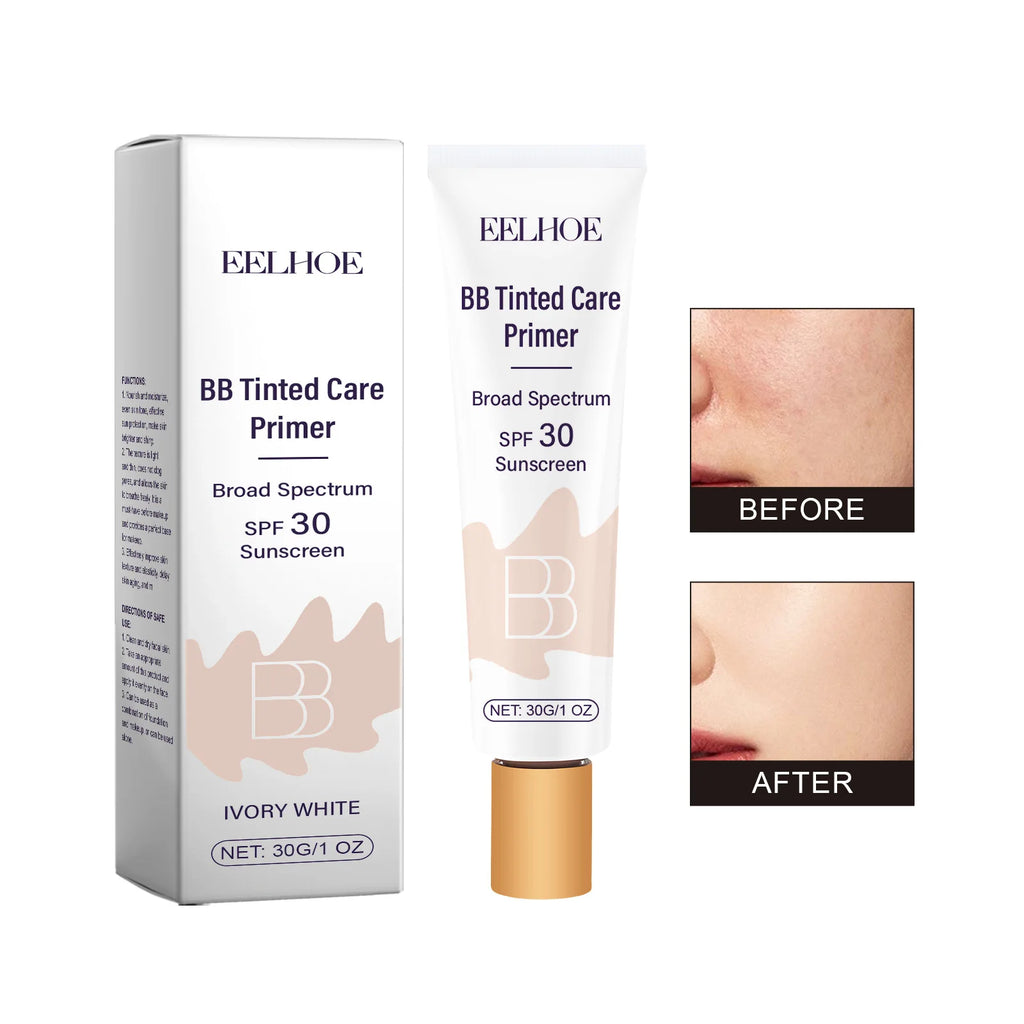 Protective BB Cream - Coverage for Facial Blemishes, Moisturizing, Daily Protection Tinted Moisturizer Light Oasis Select Ivory