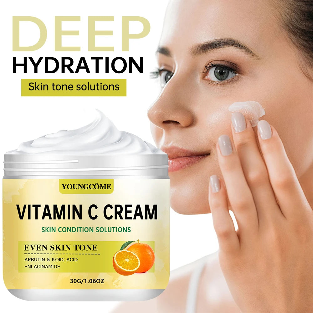 Vitamin C Turmeric Face Cream – Hyaluronic Acid & Retinol 60g