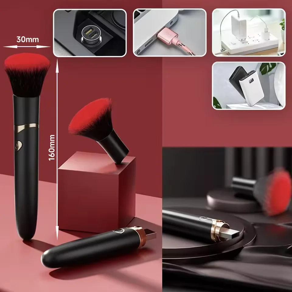 Makeup Brush Vibrator Female G Spot Vagina Massager Dildo Powerful Clitoris Nipple Stimulator Masturbator Sex Toys for Women 18+ Oasis Select
