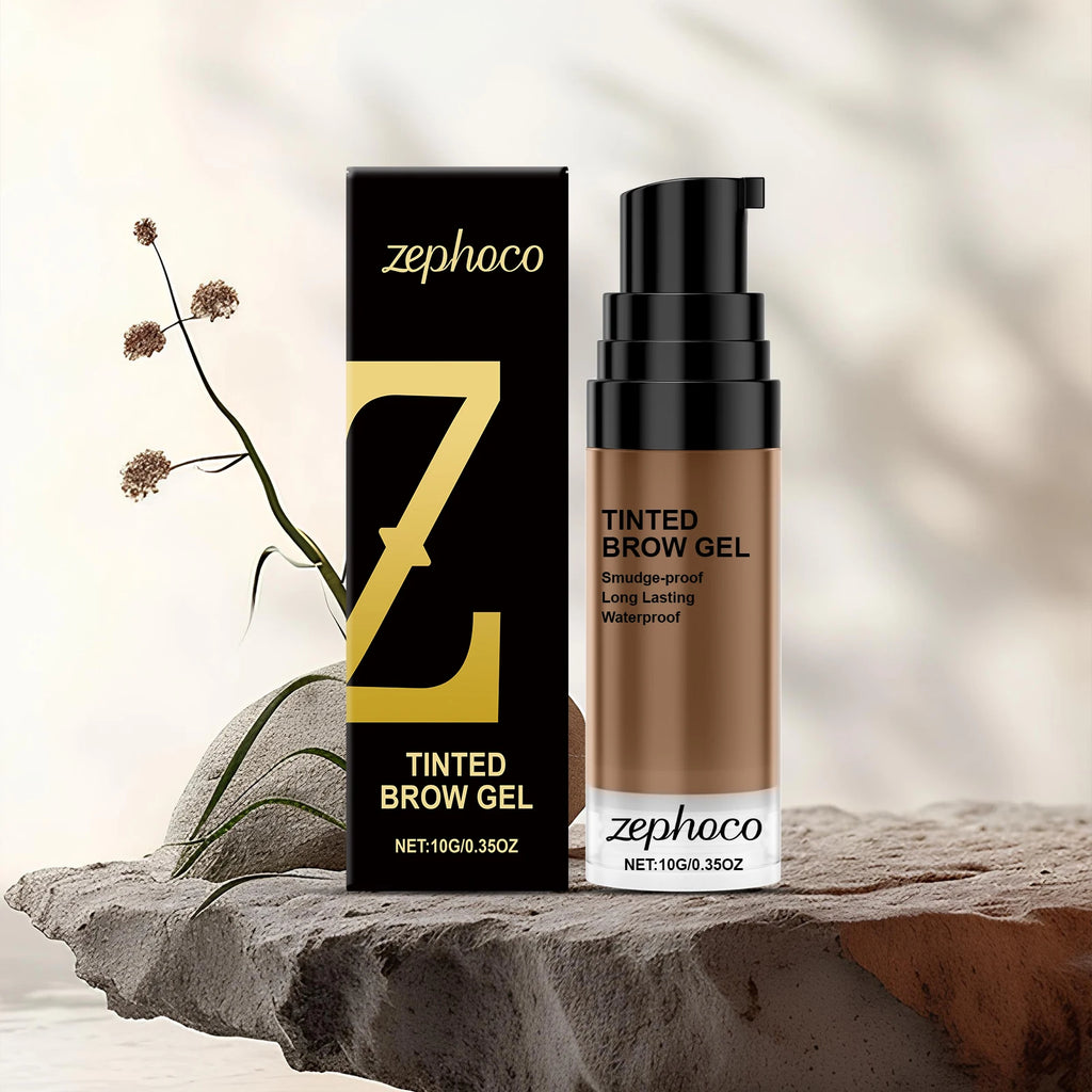 3 Colors Tinted Brow Gel Waterproof Anti Smearing Quick Drying Natural Long Lasting Stereoscopic Eyebrow Shape Eye Makeup Oasis Select Light Brown