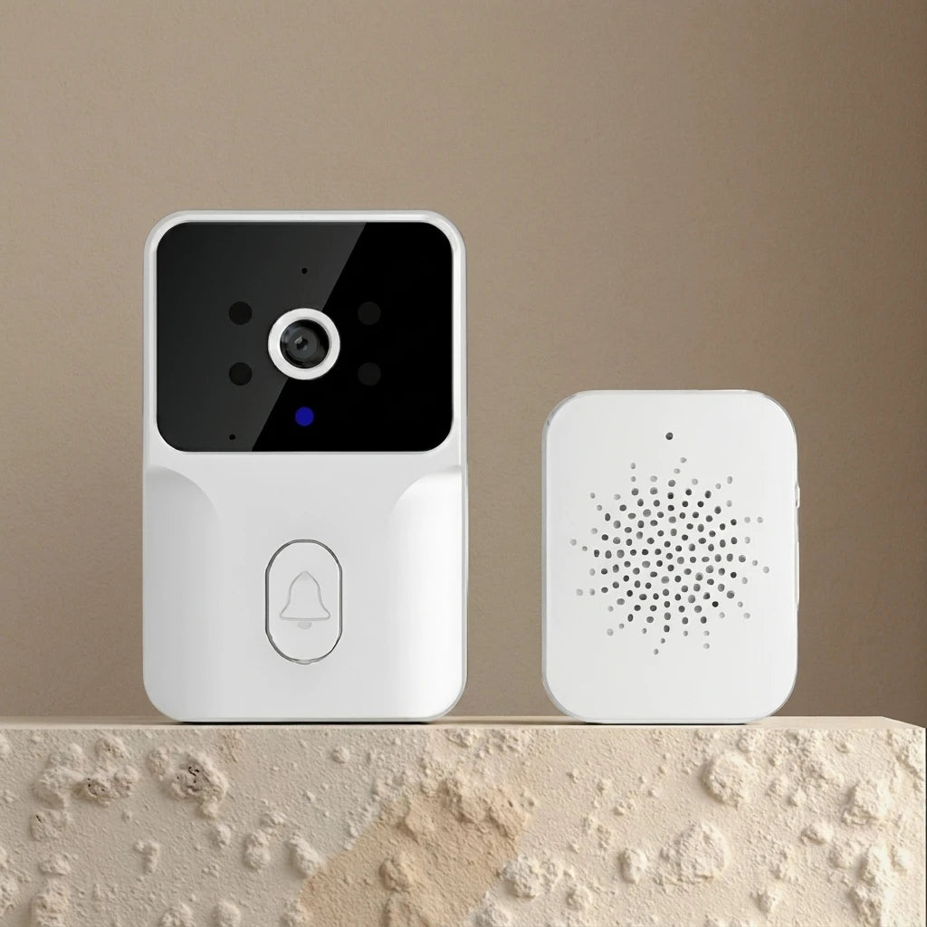 HD WiFi Video Doorbell Low Power Rechargeable Night Vision Smart Security Door Bell 1‑to‑1 Home Intercom Oasis Select