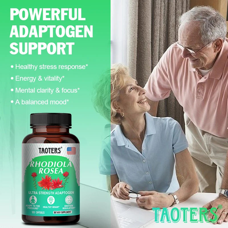 Rhodiola Rosea 1000mg Capsules – Energy, Brain & Mood Support