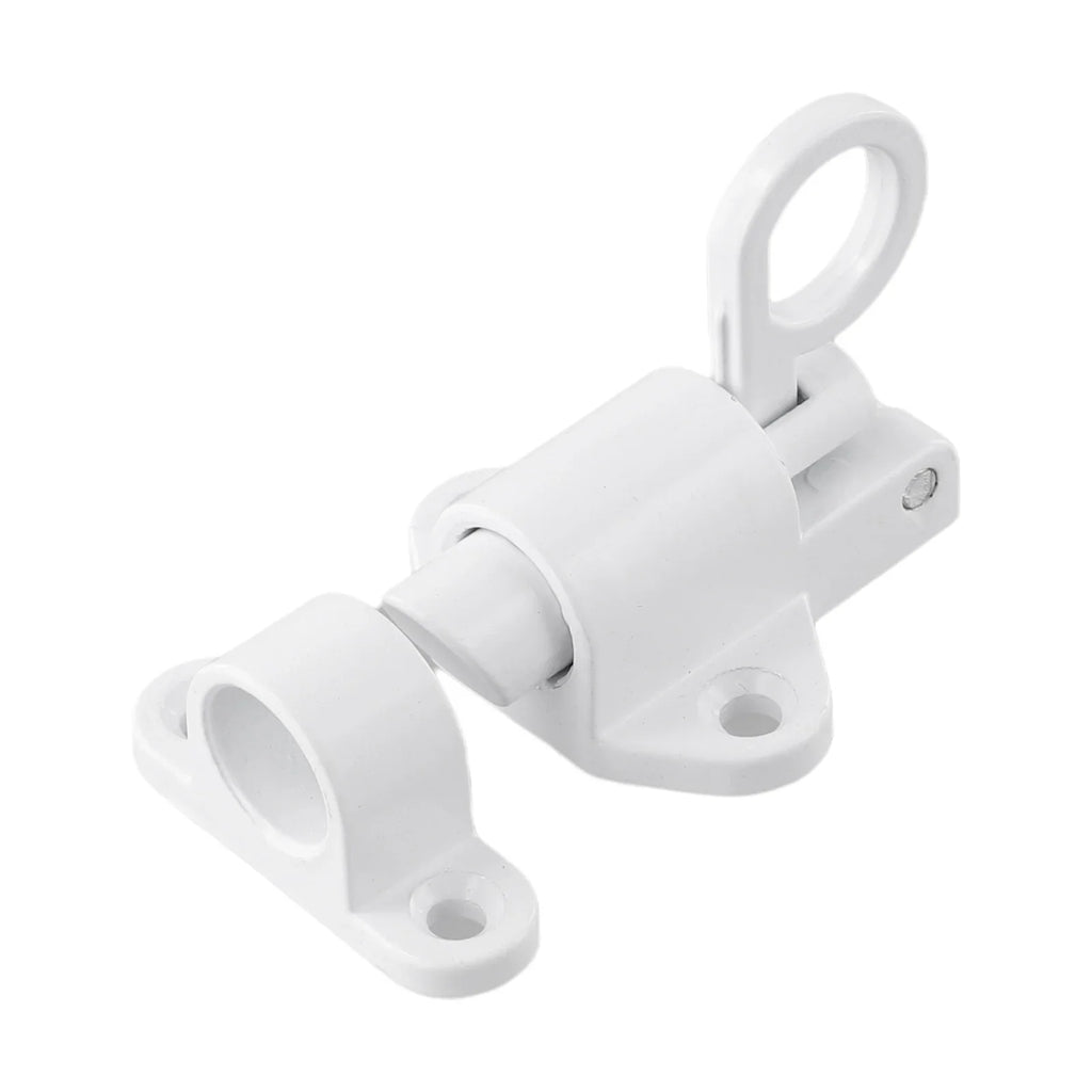 Bolt Latch Lock Pull 2 Color Aluminum Black Door Gate Ring Security W/ Screws Window 2019 High quality Hot sale Oasis Select White China Mainland