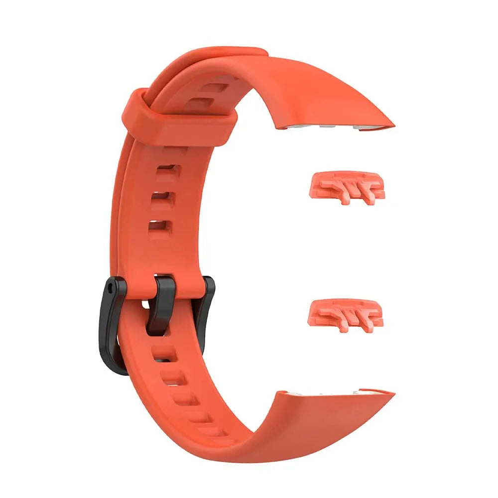 Silicone Replacement Band for Huawei Honor Band 6 – Soft Strap Watch Band Strap Oasis Select Orange