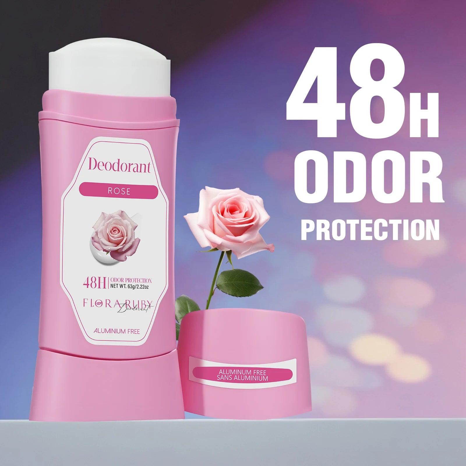 Body Odor Remover,Antiperspirant Deodorant Women Aluminum Free,48h Sweat & Odor Protection,Honey Peach Clean Scent,2.6 oz Oasis Select