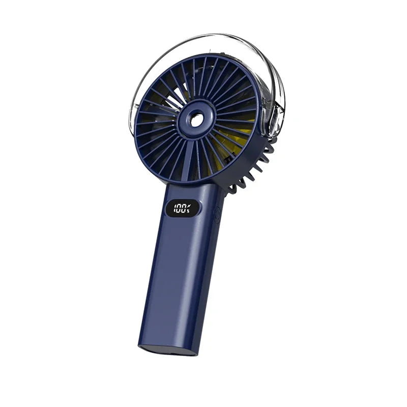 URGGU Portable Misting Fan – 4000mAh Handheld USB Fan