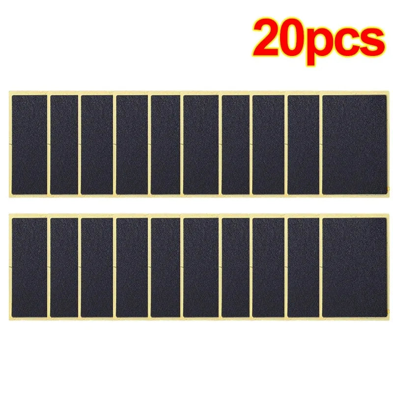 30/20/10 PCS Bicycle Glue-free Tire Patches Tool Quick Repairing Tyre Protection Patch Adhesive Quick Drying Bike Accessories Oasis Select 20pcs- (3x4.6cm)