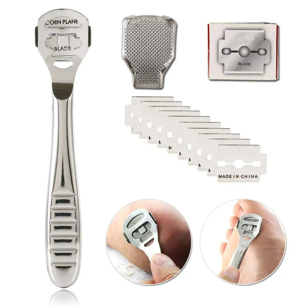 Foot Callus Shaver & Heel Hard Skin Remover – 10 Blades Foot Callus Shaver Oasis Select