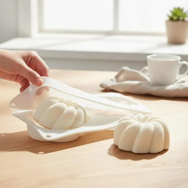 Fan-shaped Flower Silicone Molds Pudding Chocolate Mousse Mould Pastry Baking Pan Cake Decorating Tools Kitchen Bakeware Oasis Select Default Title