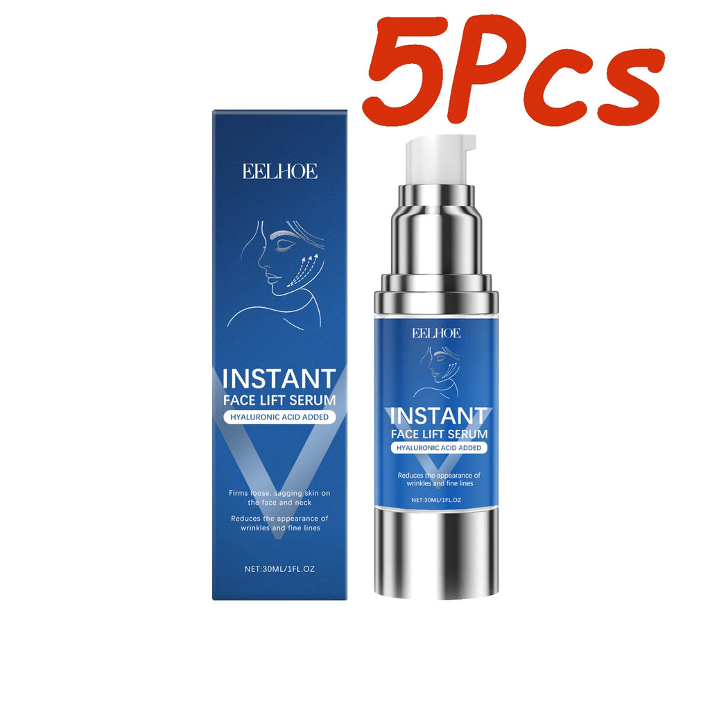 Instant Face Lifting Serum Firming Anti-Wrinkle Deep Moisturizing Brightening Smoothing Fade Fine Lines Tightening Essence Oasis Select 5 x 30ml Boxed