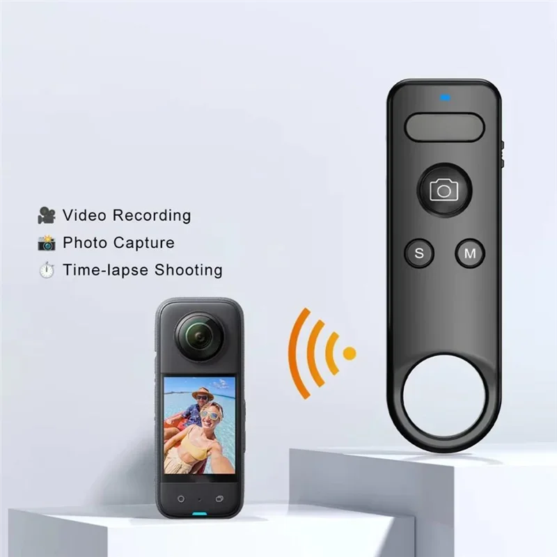 Bluetooth Remote for DJI Osmo Action 4/5 Pro/6 | 10m Range
